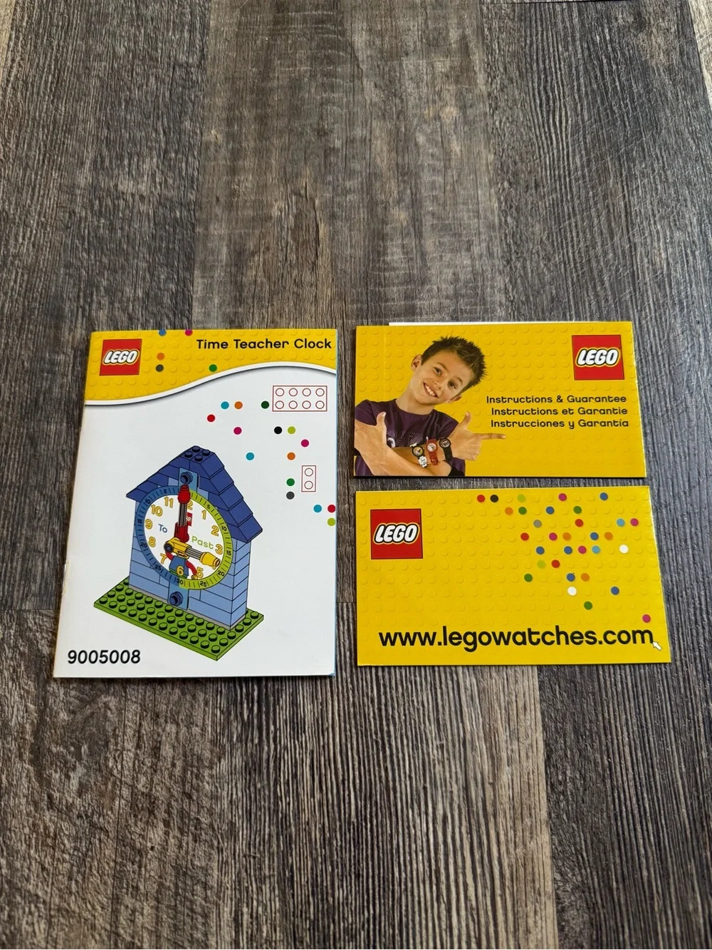 LEGO Time Teacher Constructible Clock Activity W/24 Cards 9005008 No Watch